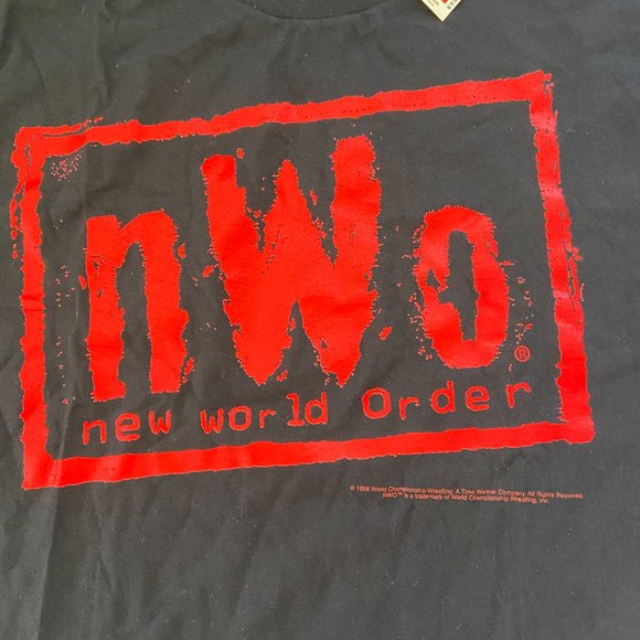NEW Vintage 1998 NWO Wolfpac T-Shirt Mens XL WCW Wrestling New World Order 90s - Picture 3 of 8